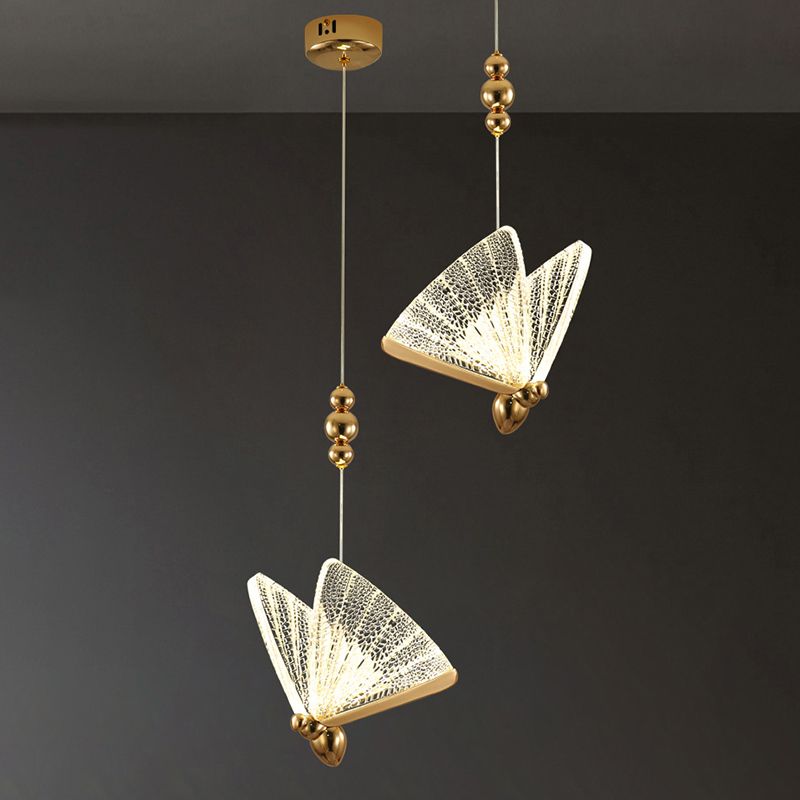 Moderne minimalistische stijl vlinder hanglampje lichtkit acryl hangend licht voor woonkamer
