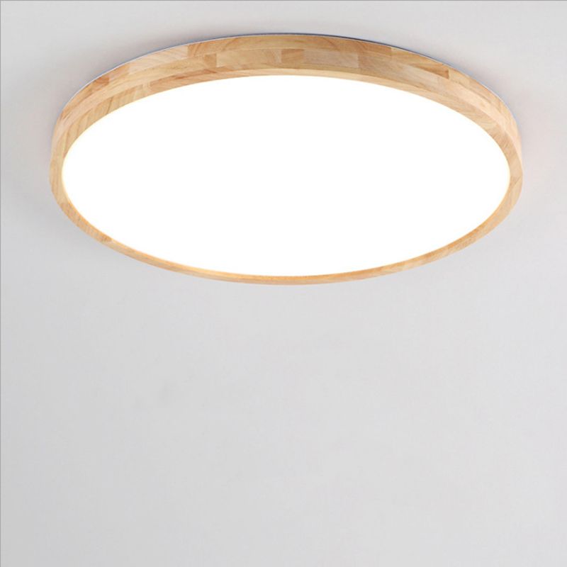Bois 1 lumière encastré plafonnier luminaire moderne chambre encastré luminaires