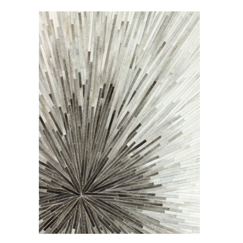 Gorgeous Grey Indoor Rug Polyester Graphic Rug Washable Rug for Home Decor