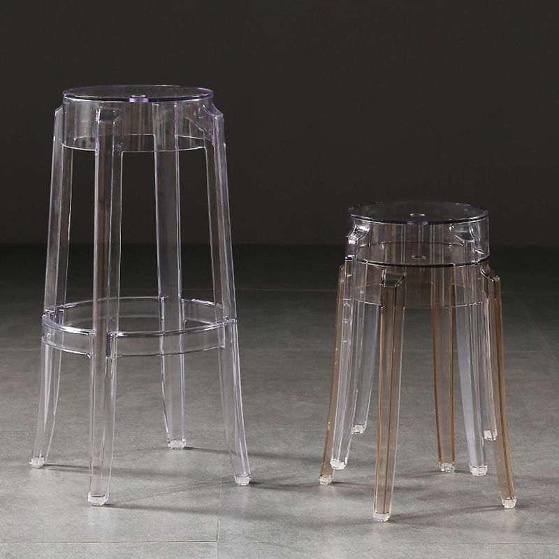 Contemporary Stackable Counter Stools Armless Indoor Bar Stool