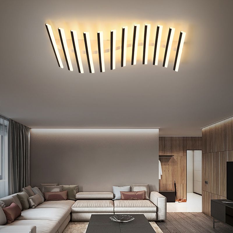 Modern Flush Mount Chandelier Linear Flush Mount Lighting Flush Mount Ceiling Lights