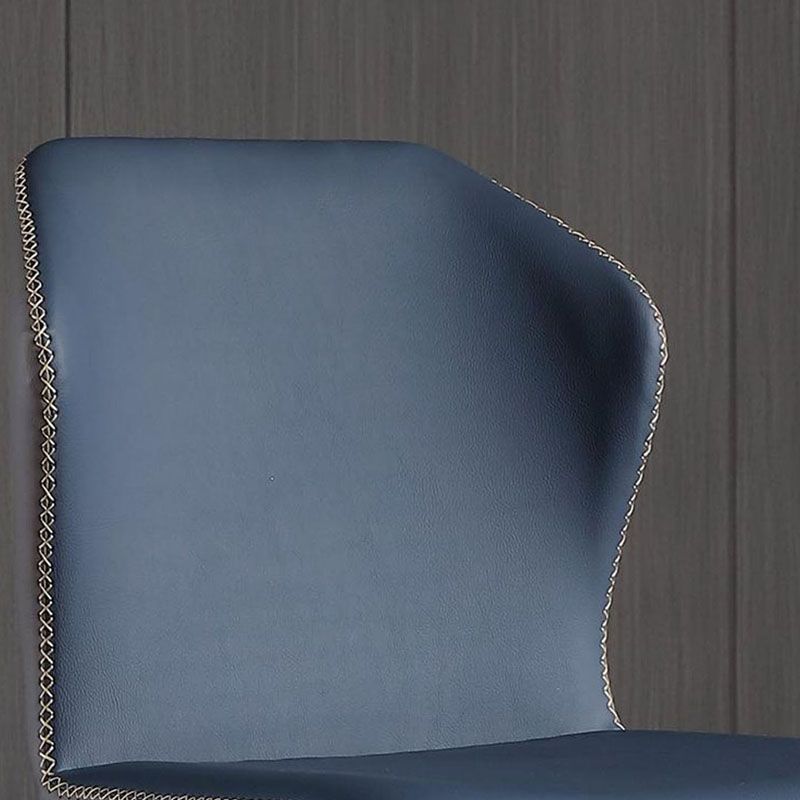 Sillas de comedor de cuero sin brazos del sillón orejero del estilo contemporáneo para el hogar