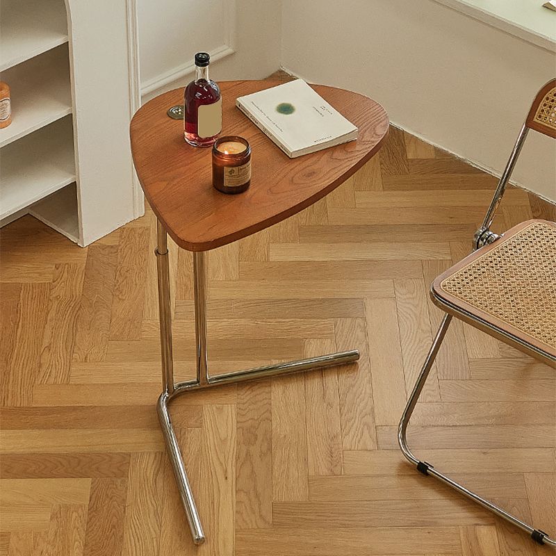 18" Wide Contemporary Corner Table Triangle Accent Side Table