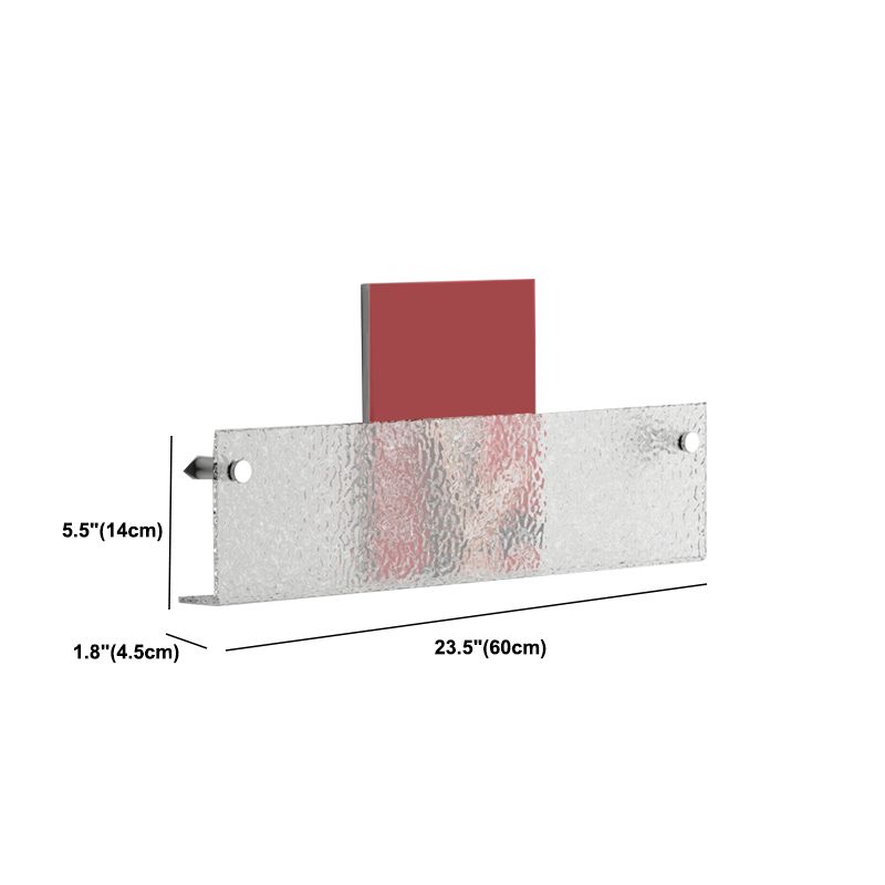Floating Clear Plastic/Acrylic Bookcase Urban Wall Mounted Shelf