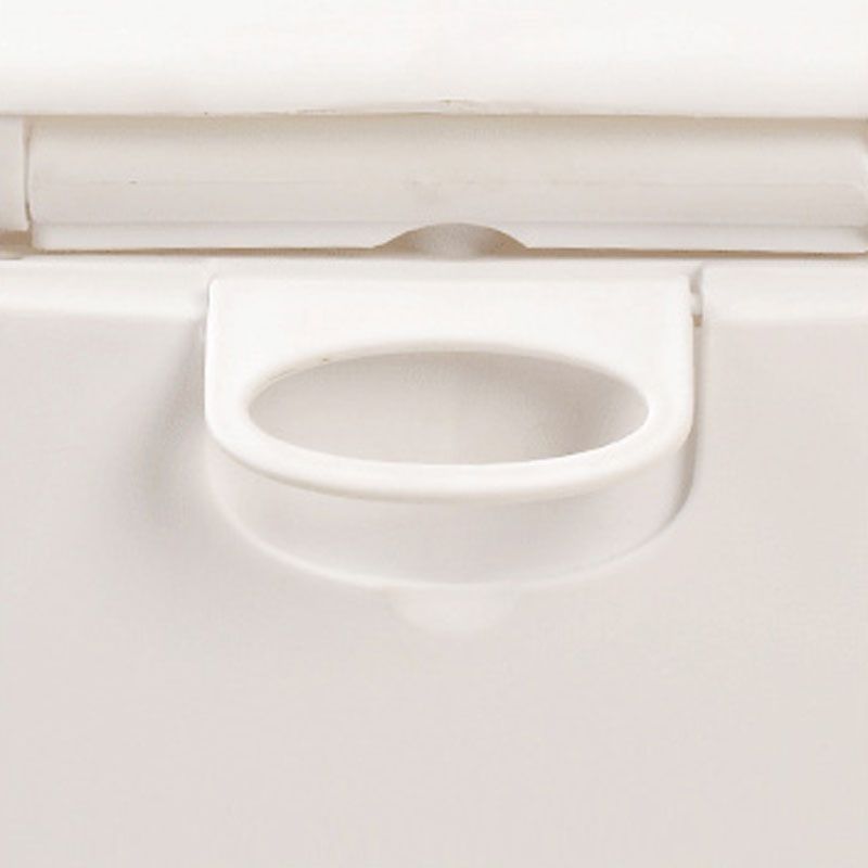 Contemporary Plastic Toilet Floor Mounted Toilet Bowl with Seat for Bathroom