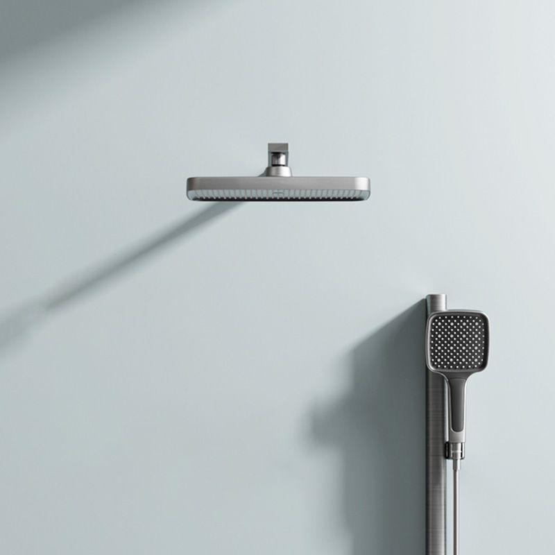 Contemporary Shower Set Handheld Shower Head Wall Mounted Shower System
