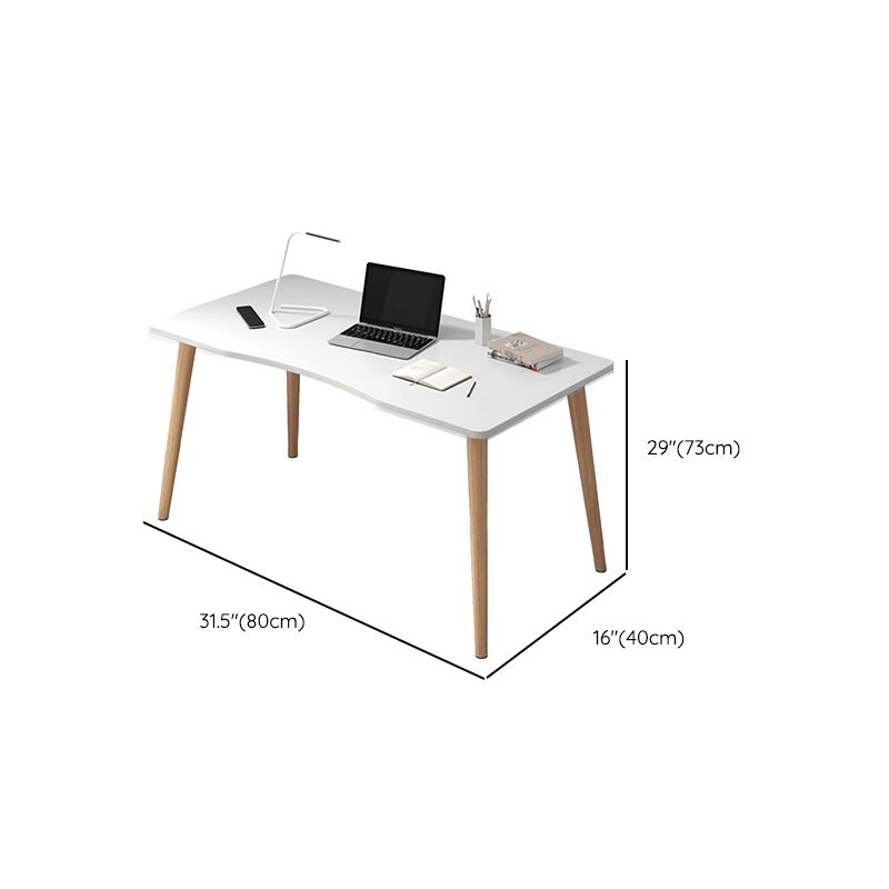 Contemporary Computer Desk Parsons Wood Office Desk for Home