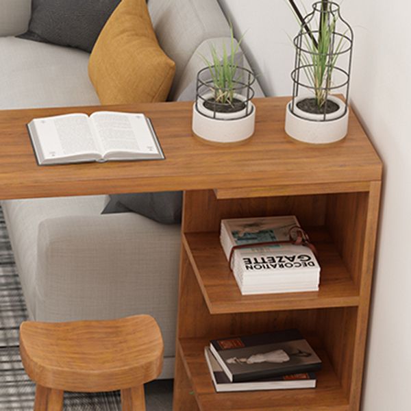 Modern Bar Table Set 1/2/3 Pcs Solid Wood Bar Table and Backless Bar Stools