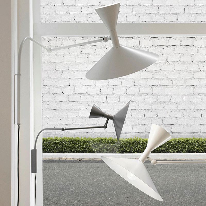 Moderne einfache verstellbare Wandleuchter 2-Bulbs-Wandmontageleuchte für Wohnzimmer