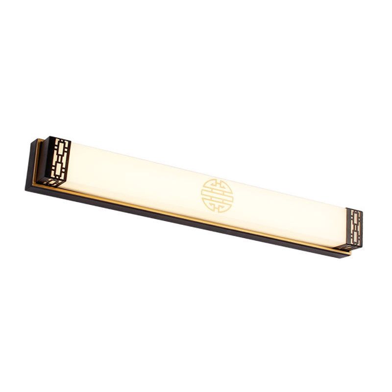 Modern Metallic LED Wall Sconce Linear Bathroom Vanity Lighting Fixture