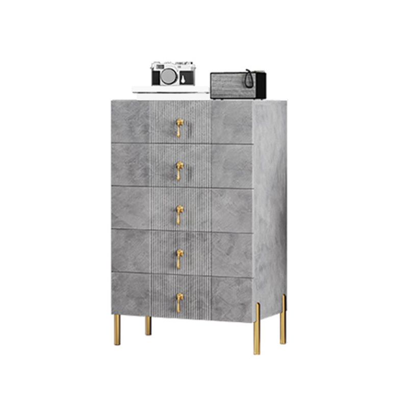Contemporary Glam Double Dresser Wood Storage Chest Dresser for Home Office