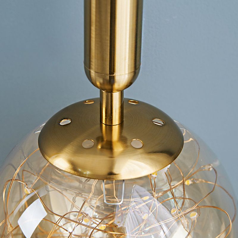 Lampada a sospensione a pendente stellare in stile Nordic Glass LED LAMPAGGIO LAMPAGGIO IN GOLD