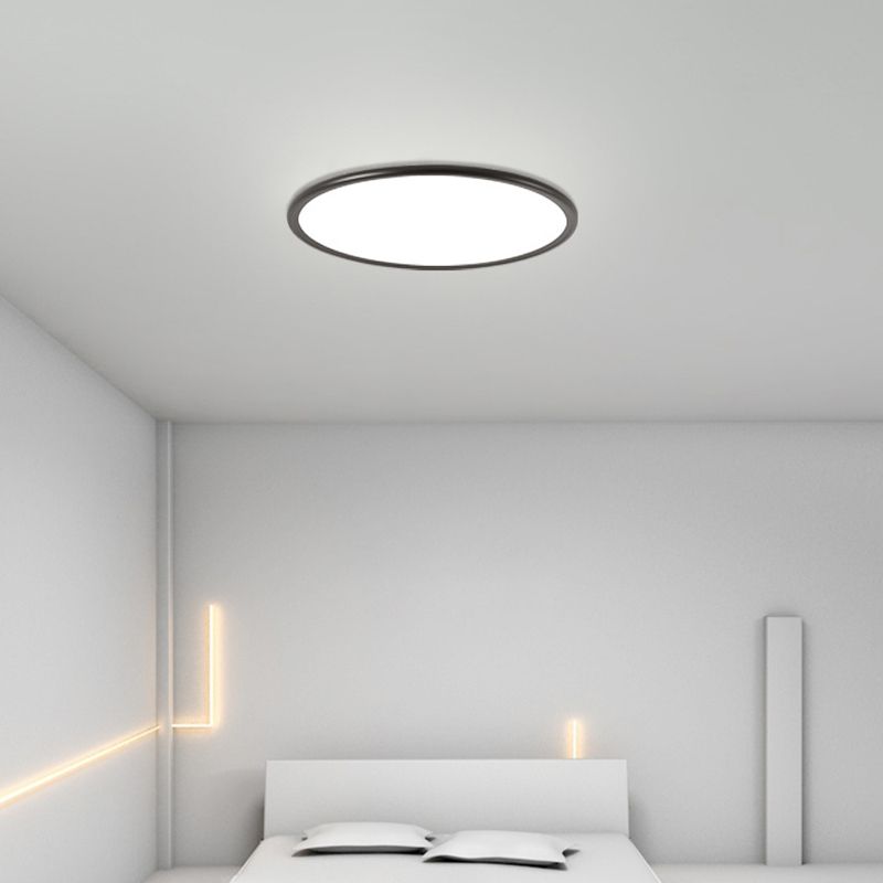 Moderne Art Acryl Flush Deckenleuchten Kreis 1-Licht Flush Licht