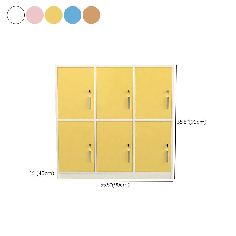 Manufactured Wood Matte Finish Cabinet Modern Storage Cabinet with Hinged Doors
