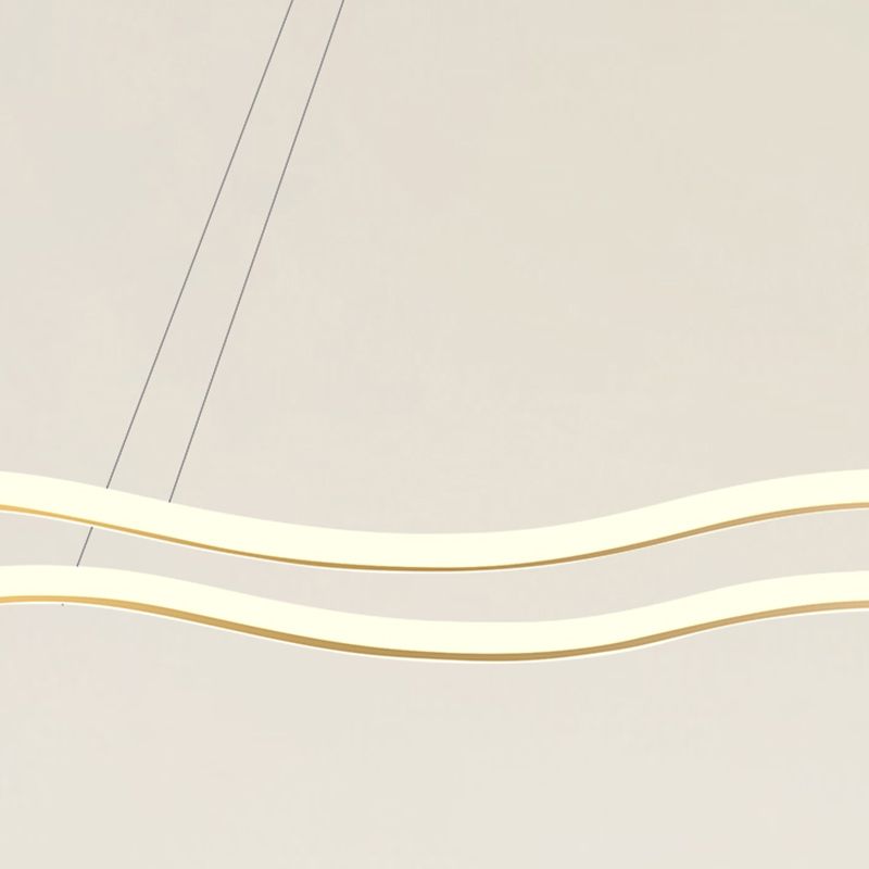 Linear Island Chandelier Lighting Modern Pendant Lighting For Kitchen Island