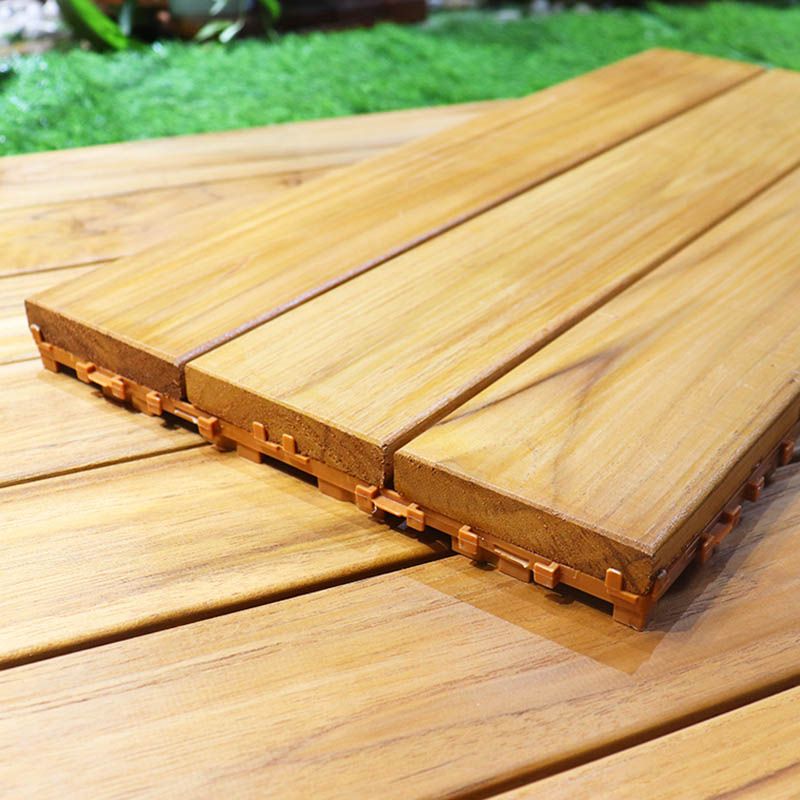 Composite Interlocking Flooring Tiles Outdoor Wood Floor Planks