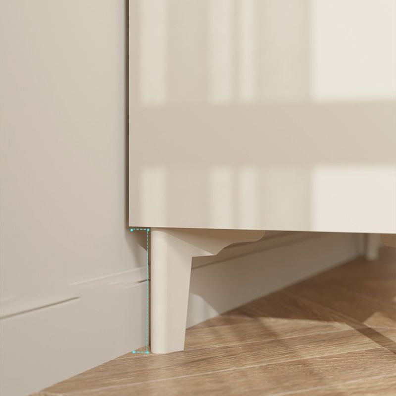 Contemporary Horizontal Double Dresser Wood Storage Dresser for Home