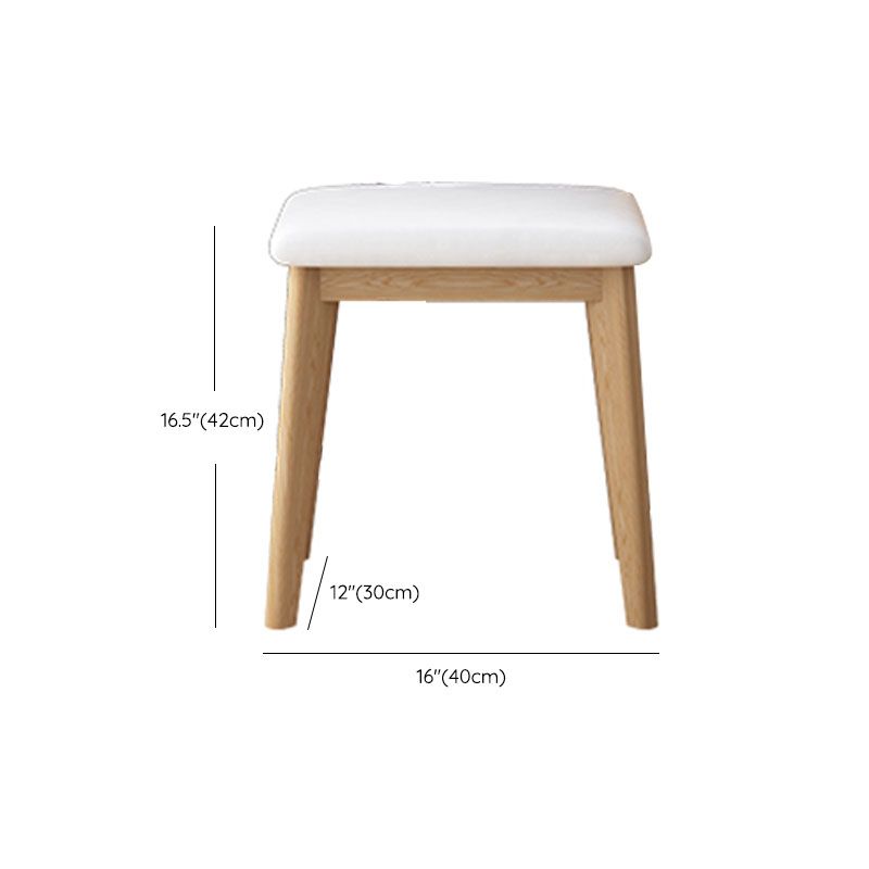 Scandinavian Wooden Make-up Vanity 4 Drawer Vanity Dressing Table