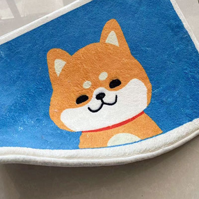 Stylish Area Carpet Contrast Panel Polyester Rug Living Room Indoor Rug with Non-Slip Backing