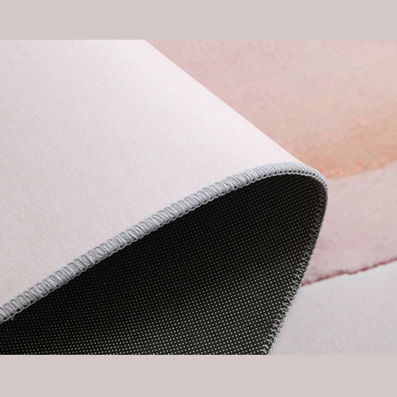 Creative Earth Pattern Area Rug Polyester Carpet Non-Slip Backing Indoor Rug for Home Decoration