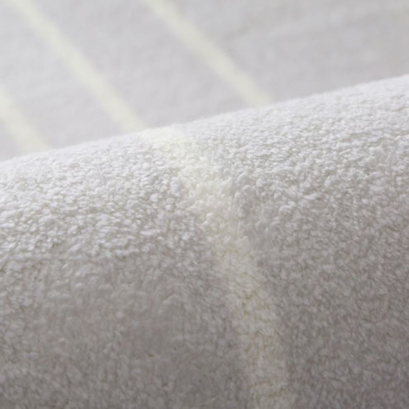 Black Modern Rug Blending Stripe Rug Non-Slip Backing Rug for Living Room