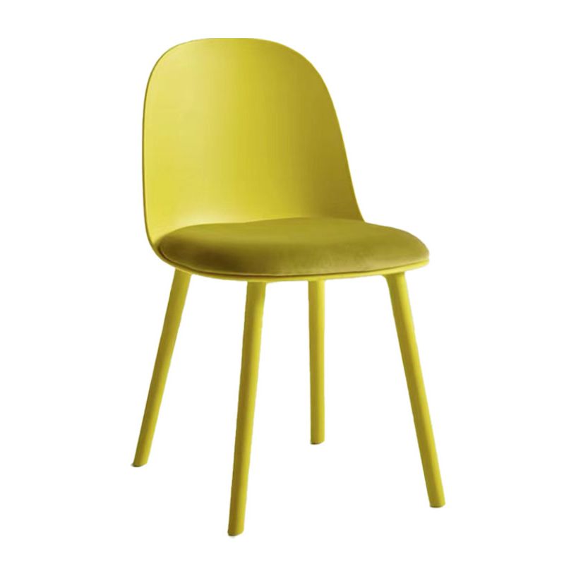 Upholstered Dining Chair Modern Style Plastic Side Chair for Dining Room