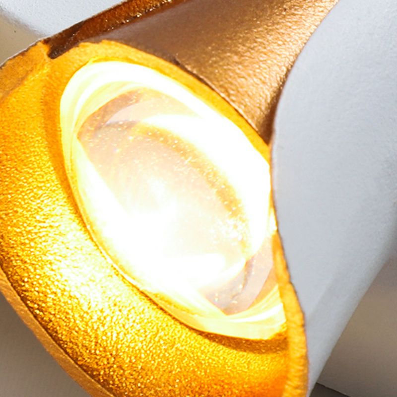 Modernism Wall Sconce Curl Waterproof Outdoor Sconce Light Fixture with Metal