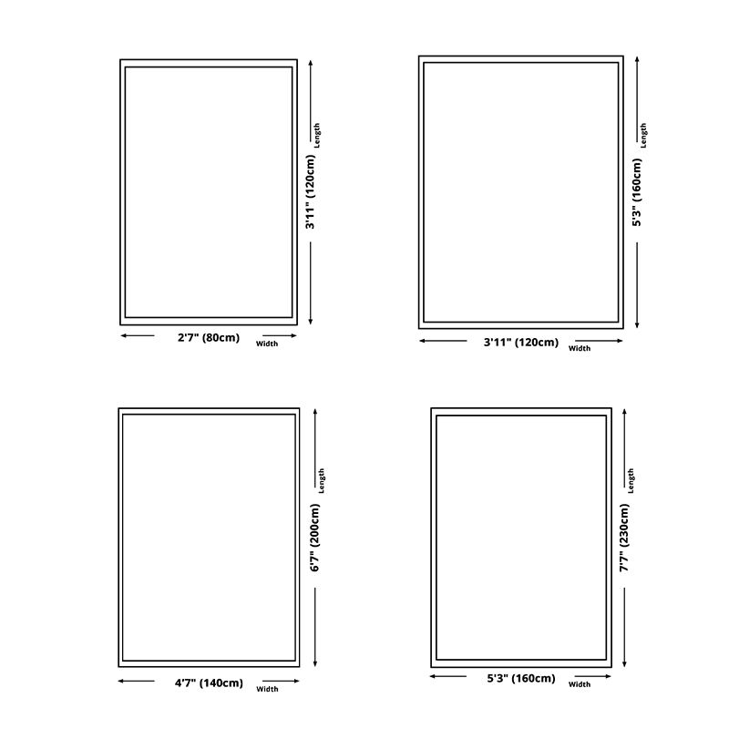 Black Modern Area Carpet Floral Pattern Polyester Area Rug Stain Resistant Rug for Home Decor