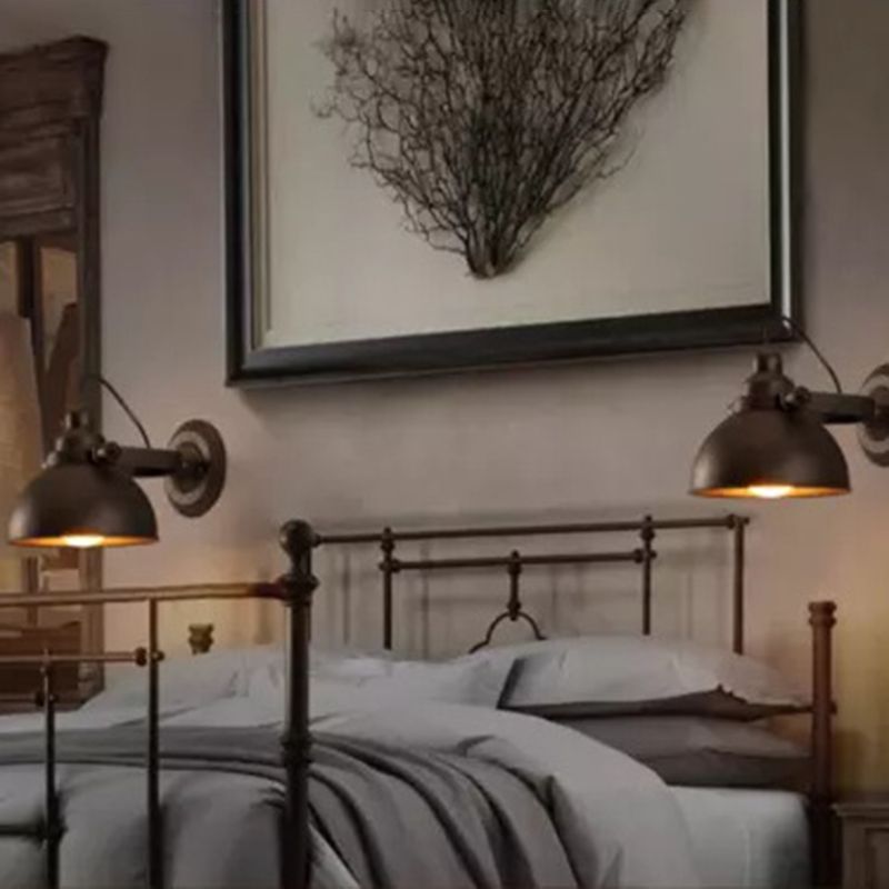Industrial Wall Light Barn Light Wall Lamp 1 Light Metal Shade Lighting