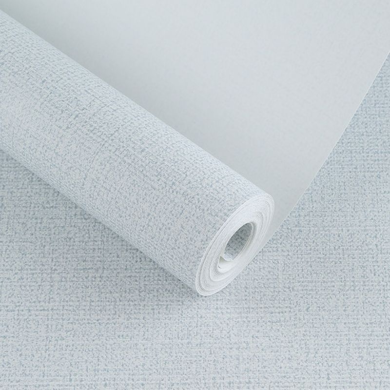 Modern Plain Wallpaper Roll Light-Color Dining Room Wall Decoration, 31' L x 20.5" W