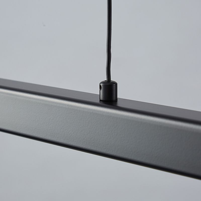 Suspendu de style Long Strip Island Long Light Light pour salle à manger