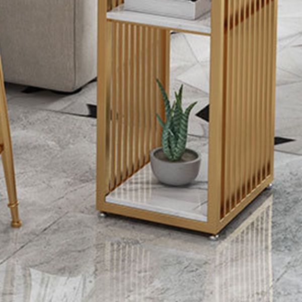 Glam Style Bar Table Set 1/3 Pieces Faux Marble Rectangle Counter Set