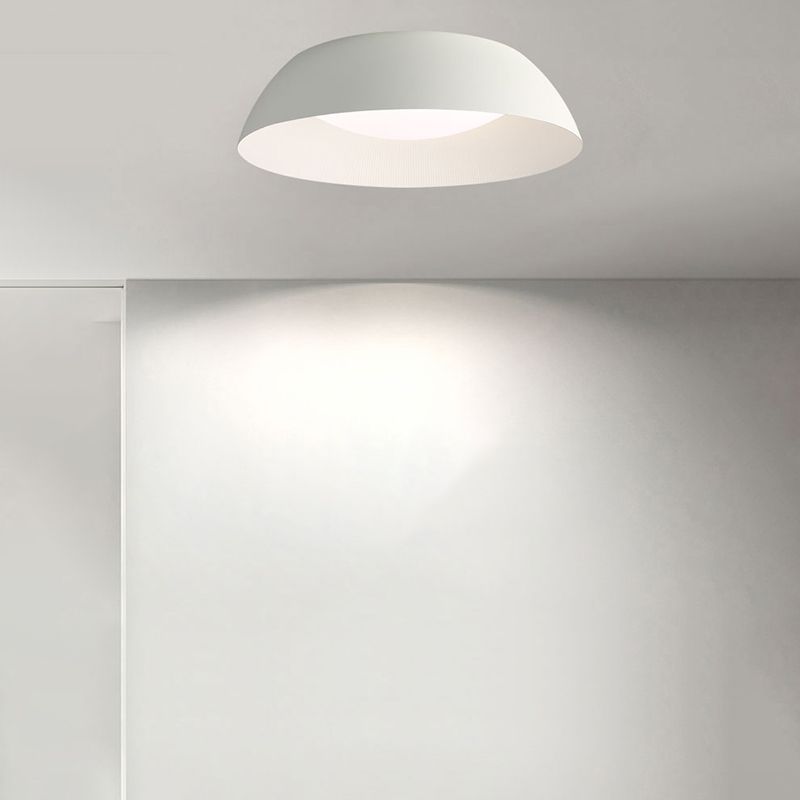 Plafonnier LED en forme de dôme à montage encastré simplicité pour chambre à coucher