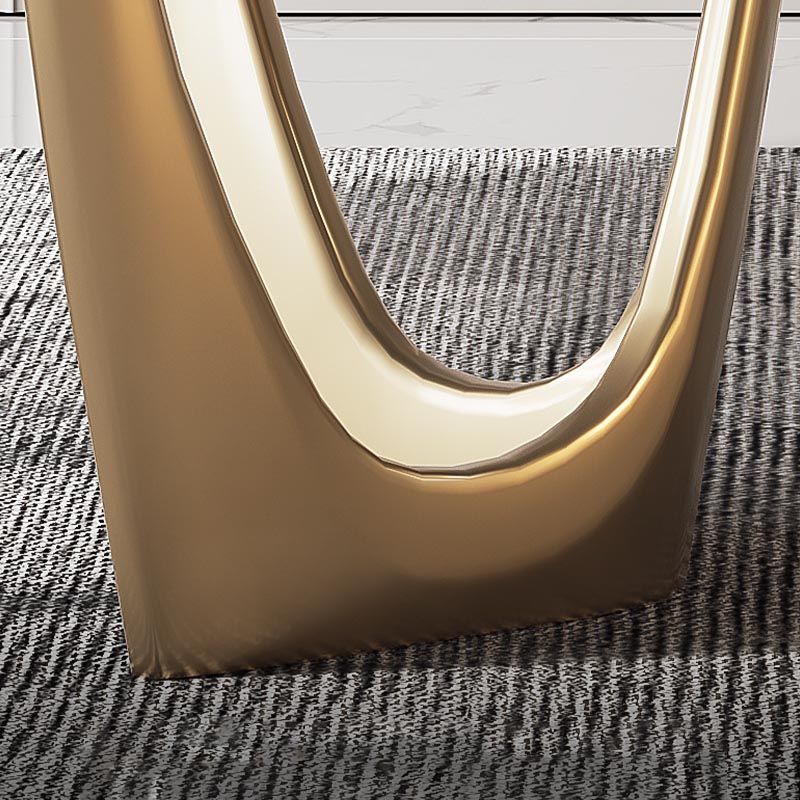 Designer Style Sintered Stone Top Dining Table Set Rectangular 1/4/5/7 Pieces Dining Set