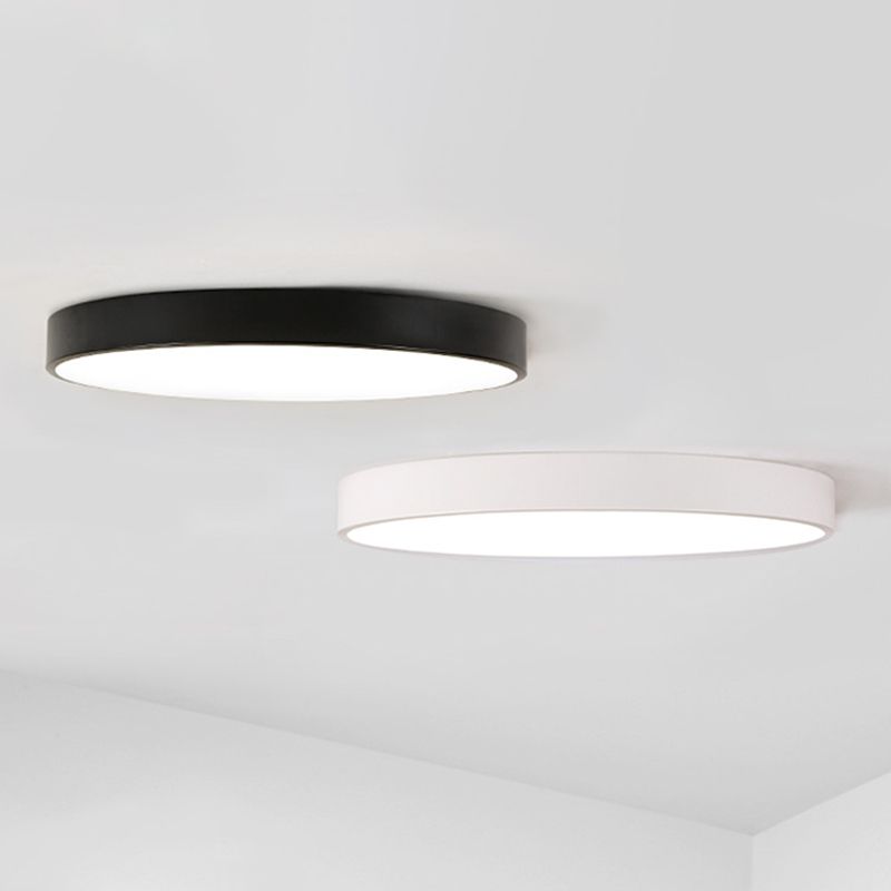 Acryl Ronde Moderne Stijl LED Plafond Licht Minimalisme Woonkamer Flush-mount Lamp