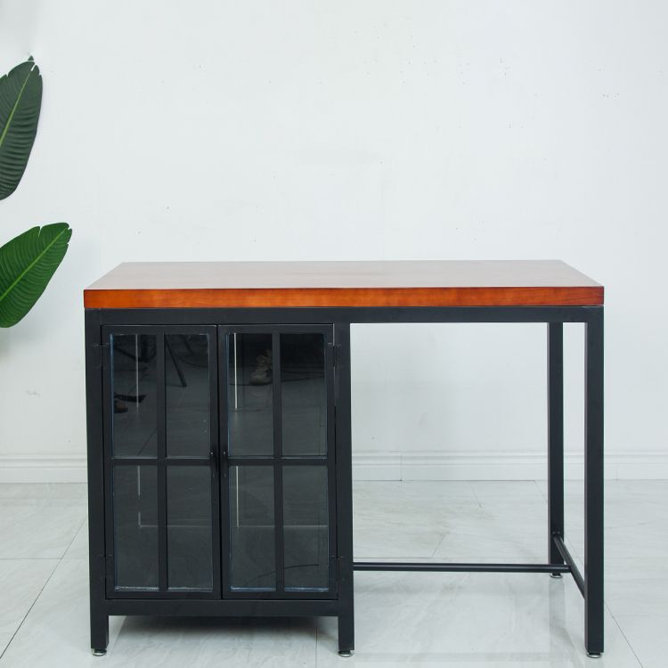 Traditional Stationary Kitchen Island Set Metal Kitchen Island Set for Home Use