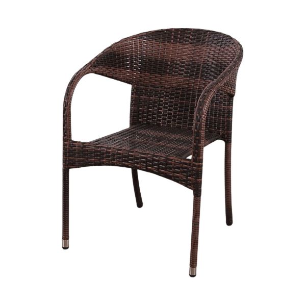 Contemporary Style Arm Chair Plastic Dining Accent Chair for Dining Room