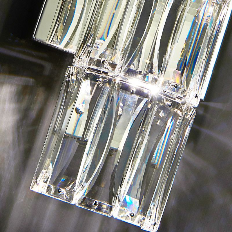 Transparante cilinderwand SCONCE Verlichting Moderne stijl Crystal Wall Mounted Lights
