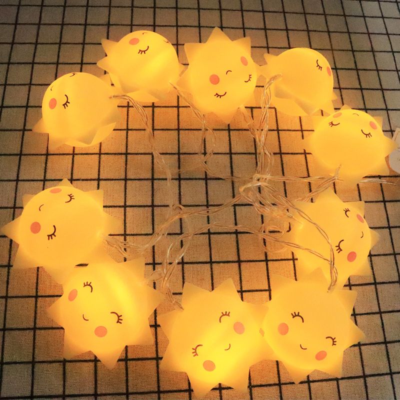 Animal LED String Lamp Cartoon Plastic Indoor Birthday Party Festive Light