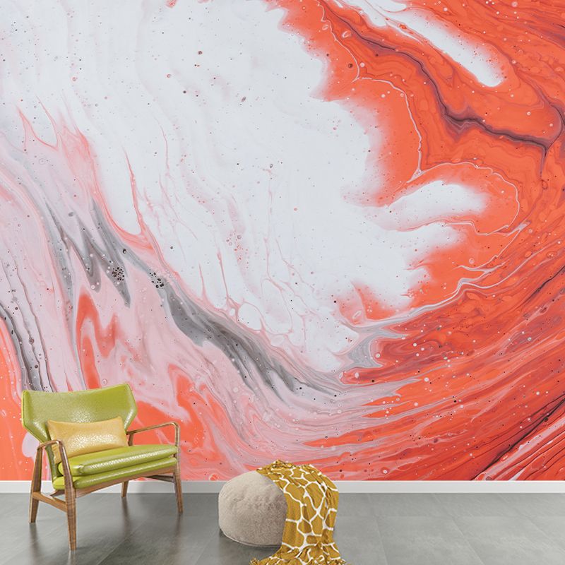 Washable Stain Resistant Mural Wallpaper Modern Abstract Style Indoor Wall Mural