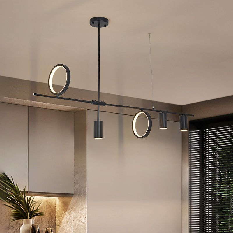 Colgante nórdico de la isla múltiple de la isla de metal múltiple para el comedor