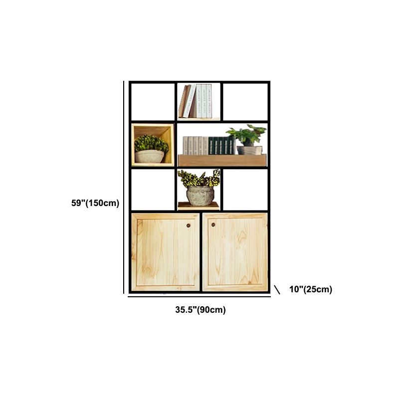 Mid-Century Modern Wine Bottle Rack Rubberwood Freestanding Wine Bottle Holder