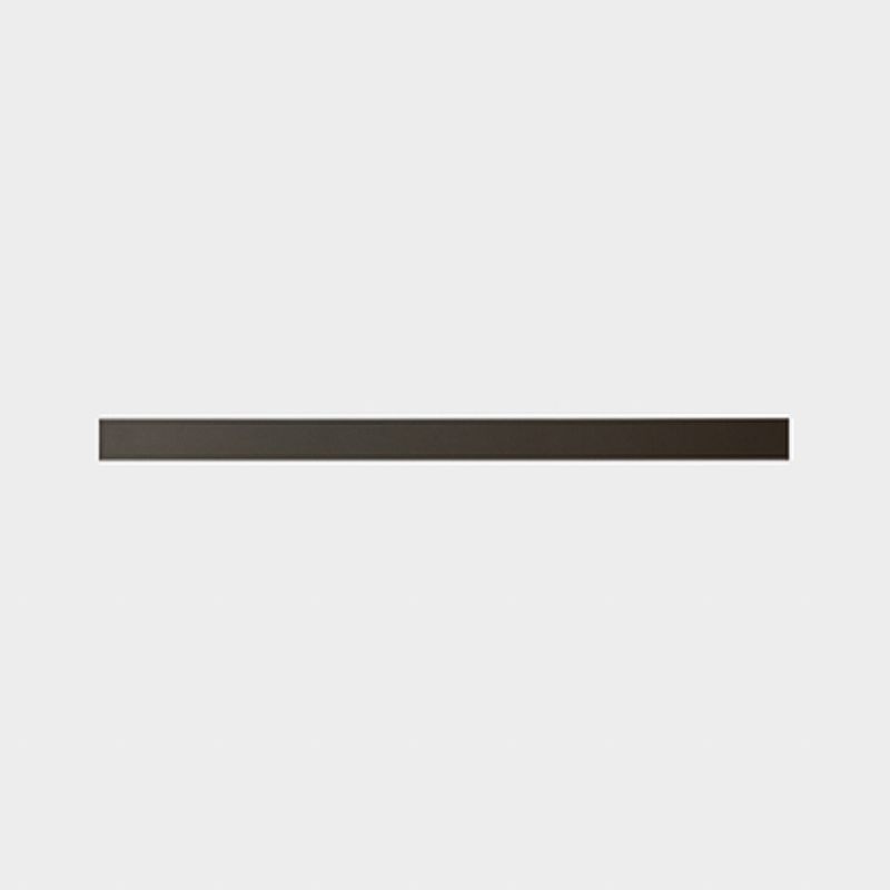 Metal Linear Shade Wall Sconce Modern Style Single Light Wall Mounted Light in Black