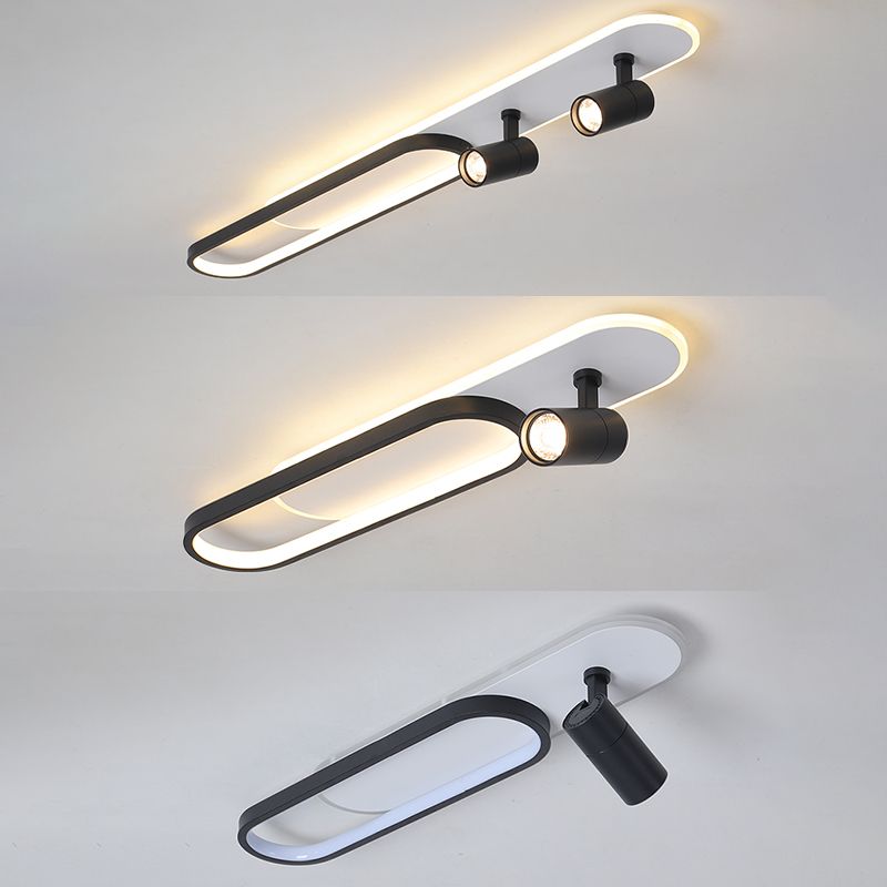 Ultra-dunne Lineaire Flush Mount Metal LED New Modern Flush Ceiling Light voor de Hallway