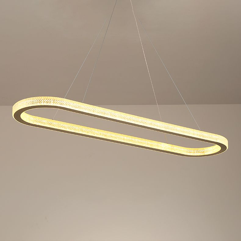 Modern Simple LED Island Light Dining Room Hanging Lighting Fixture