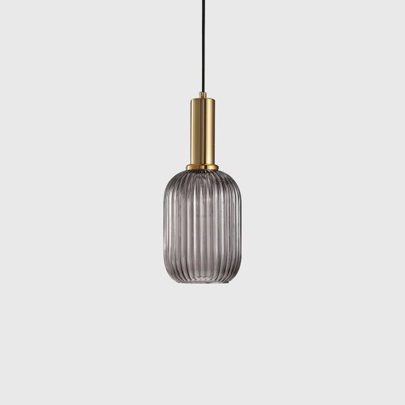 Modern Style Minimalist Hanging Light Glass Shade Pendant Lighting Fixture