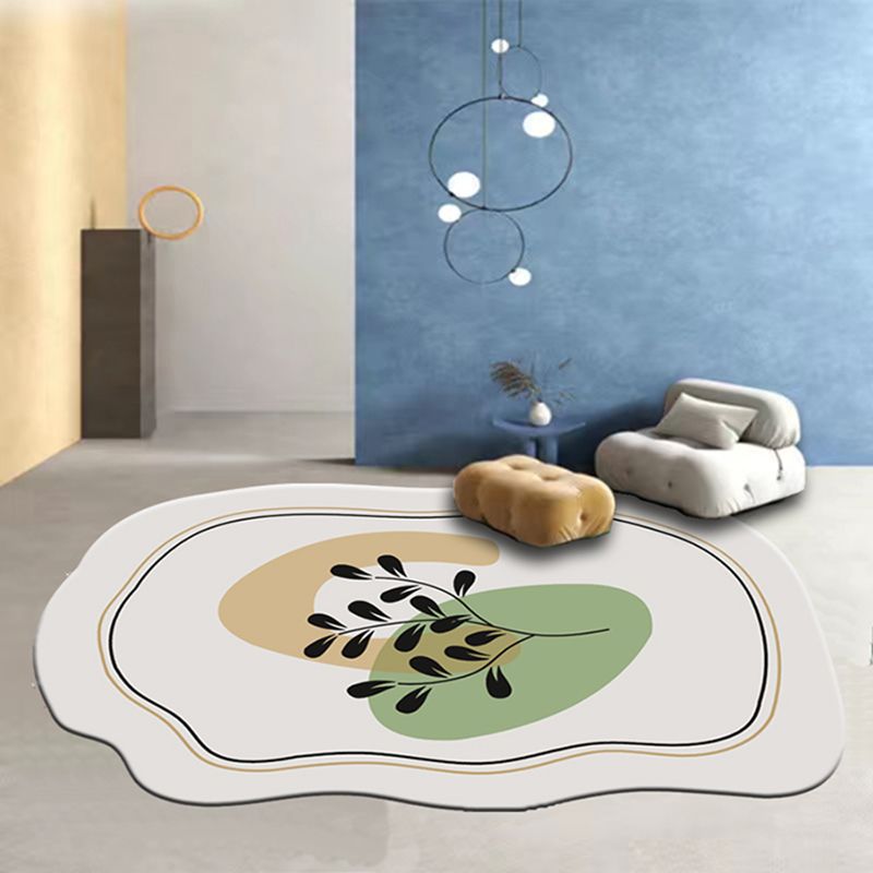 Hellblauer Casual Teppich Blended Line Indoor Teppich nicht rutscher Backing Teppich für Wohnkultur