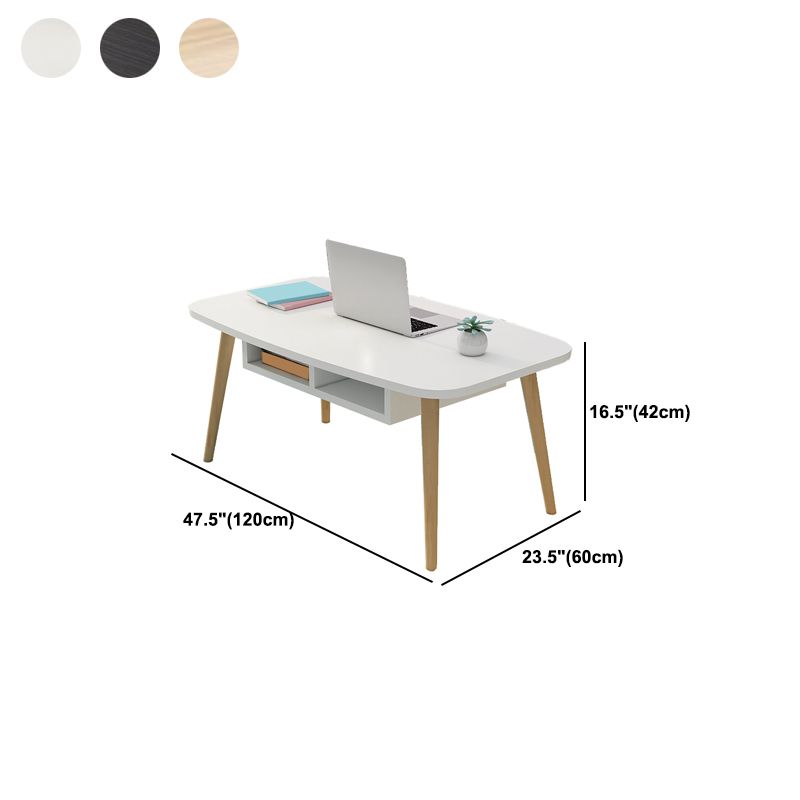 Modern Style Manufactured Wood Cocktail Table 4 Legs Coffee Table