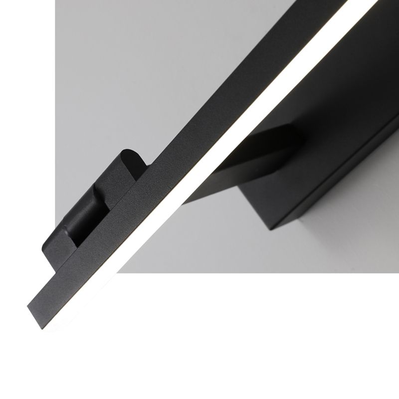 Linear Acrylic 1-Light Vanity Wall Sconce Minimalism Wall Mounted Lamp for Bathroom