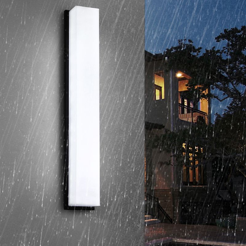 Modern Metal Wall Sconce Cylinder 1 Light Wall Light with Glass for Bedroom